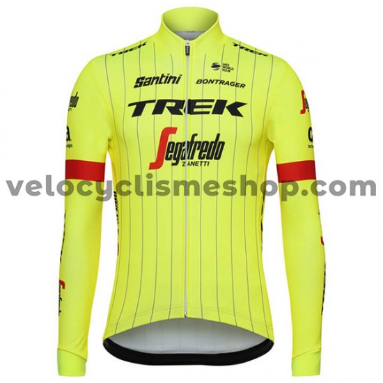Maillot Cyclisme 2018 Trek-Segafredo Manches Longues M002