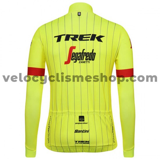 Maillot Cyclisme 2018 Trek-Segafredo Manches Longues M002