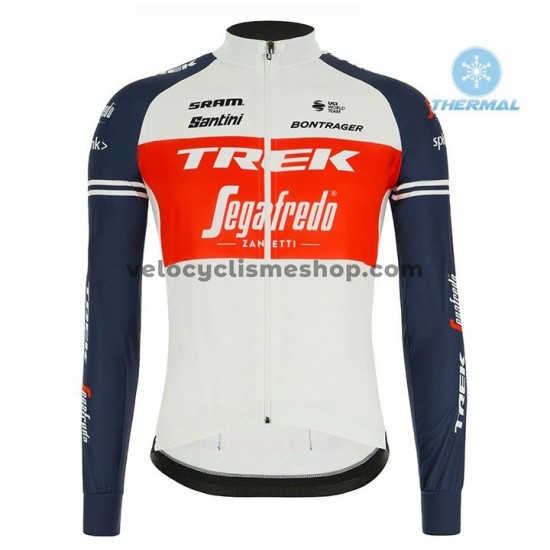 Tenue Maillot M/L + Collant à Bretelles 2020 Trek Segafredo Hiver Thermal Fleece M001