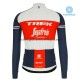Tenue Maillot M/L + Collant à Bretelles 2020 Trek Segafredo Hiver Thermal Fleece M001