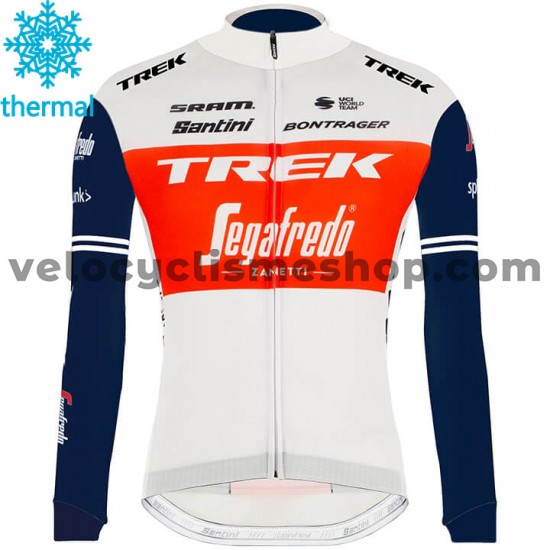 Maillot Cyclisme 2020 Trek-Segafredo Hiver Thermal Fleece M001