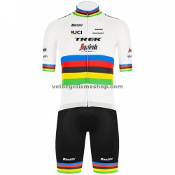 Tenue Maillot + Cuissard à Bretelles 2020 Trek-Segafredo UCI World Champion M001