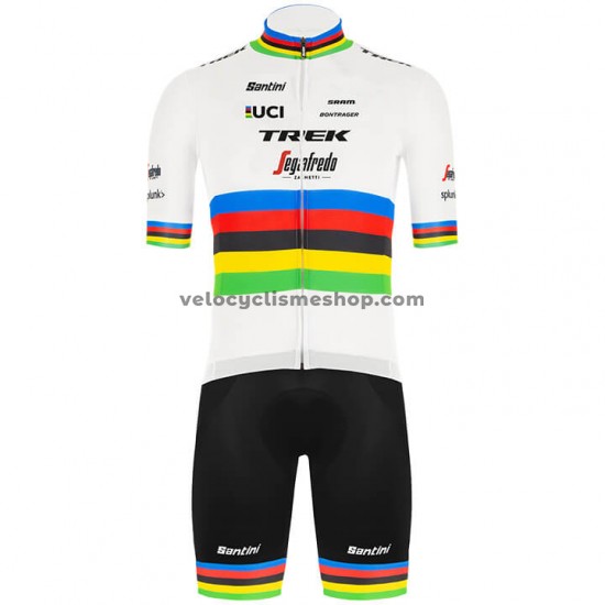 Tenue Maillot + Cuissard à Bretelles 2020 Trek-Segafredo UCI World Champion M001