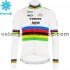 Maillot Cyclisme 2020 Trek-Segafredo UCI World Champion Hiver Thermal Fleece M001
