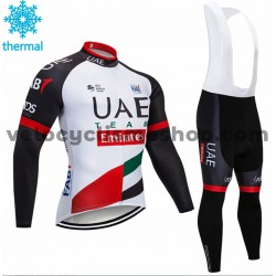Tenue Maillot M/L + Collant à Bretelles 2018 Team UAE Hiver Thermal Fleece M001
