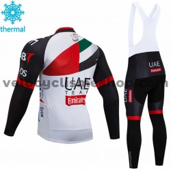 Tenue Maillot M/L + Collant à Bretelles 2018 Team UAE Hiver Thermal Fleece M001