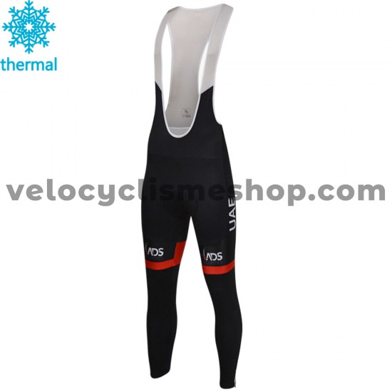 Collant à Bretelles 2018 Team UAE Hiver Thermal Fleece M001