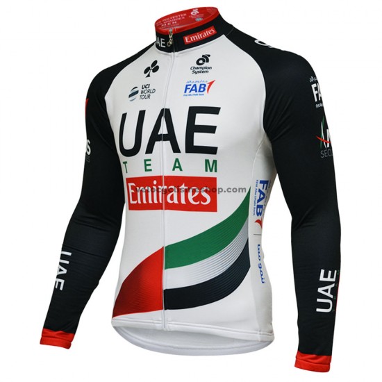 Maillot Cyclisme 2018 Team UAE Manches Longues M001