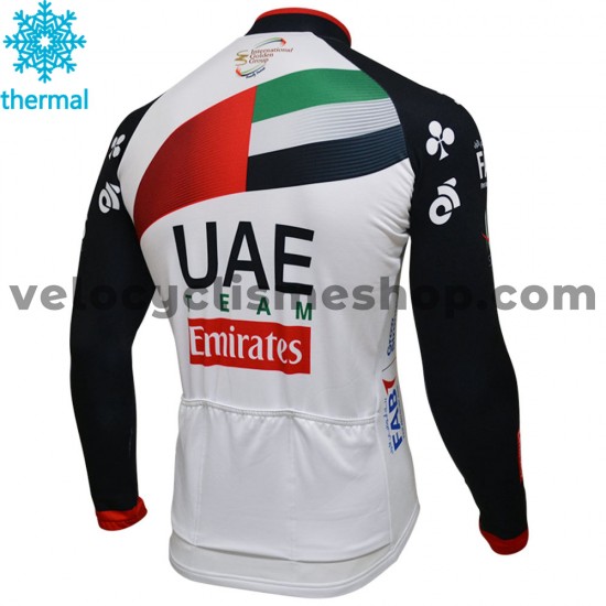 Maillot Cyclisme 2018 Team UAE Hiver Thermal Fleece M001