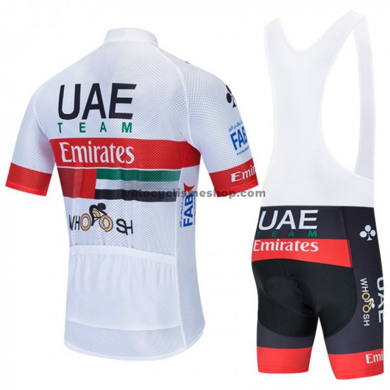 Tenue Maillot + Cuissard à Bretelles 2020 UAE Team Emirates M001