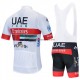 Tenue Maillot + Cuissard à Bretelles 2020 UAE Team Emirates M001
