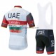 Tenue Maillot + Cuissard à Bretelles 2021 UAE Team Emirates M001