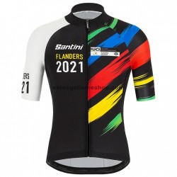 Maillot Cyclisme 2021 UCI World Champion M002