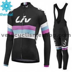 Tenue Maillot M/L + Collant à Bretelles 2015 CCC Liv Femmes Hiver Thermal Fleece M001