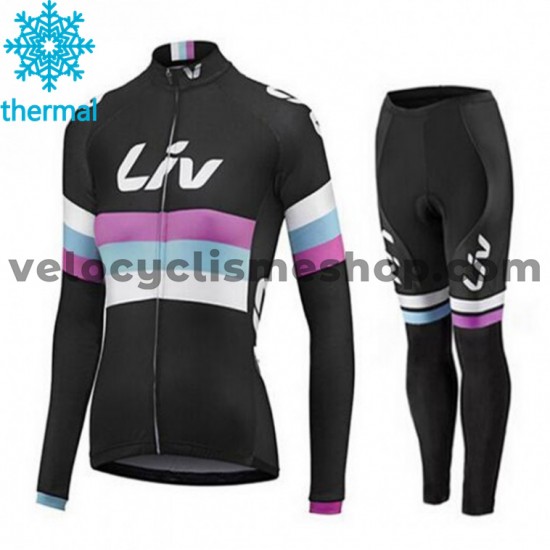 Tenue Maillot M/L + Collant Long 2015 CCC Liv Femmes Hiver Thermal Fleece M001