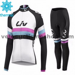 Tenue Maillot M/L + Collant Long 2015 CCC Liv Femmes Hiver Thermal Fleece M002