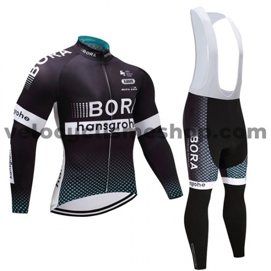 Tenue Maillot M/L + Collant à Bretelles 2017 Bora-Hansgrohe Femmes M001