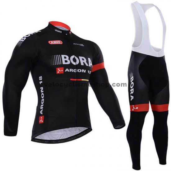 Tenue Maillot M/L + Collant à Bretelles 2017 Bora-Hansgrohe Femmes M003