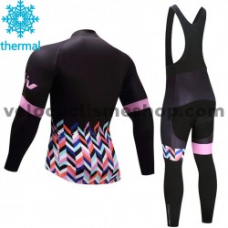 Tenue Maillot M/L + Collant à Bretelles 2017 CCC Liv Femmes Hiver Thermal Fleece M006