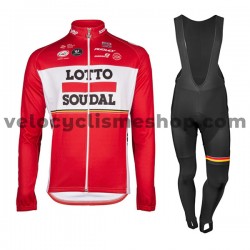 Tenue Maillot M/L + Collant à Bretelles 2017 Lotto Soudal Femmes M001