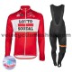 Tenue Maillot M/L + Collant à Bretelles 2017 Lotto Soudal Femmes Hiver Thermal Fleece M001