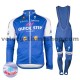 Tenue Maillot M/L + Collant à Bretelles 2017 Quick-Step Floors Femmes Hiver Thermal Fleece M001