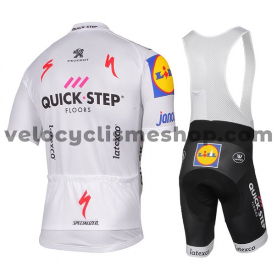 Tenue Maillot + Cuissard à Bretelles 2017 Quick-Step Floors Femmes M005