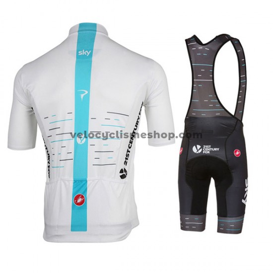 Tenue Maillot + Cuissard à Bretelles 2017 Team Sky Femmes M003