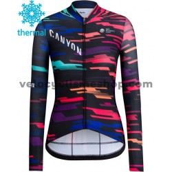 Maillot Cyclisme 2018 Canyon–SRAM Femmes Hiver Thermal Fleece M001