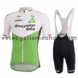 Tenue Maillot + Cuissard à Bretelles 2018 Dimension Data Femmes M001