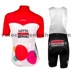 Tenue Maillot + Cuissard à Bretelles 2018 Lotto Soudal Femmes M001