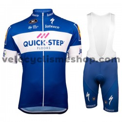 Tenue Maillot + Cuissard à Bretelles 2018 Quick Step Floors Femmes M001