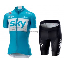 Tenue Maillot + Cuissard 2018 Team Sky Femmes M002