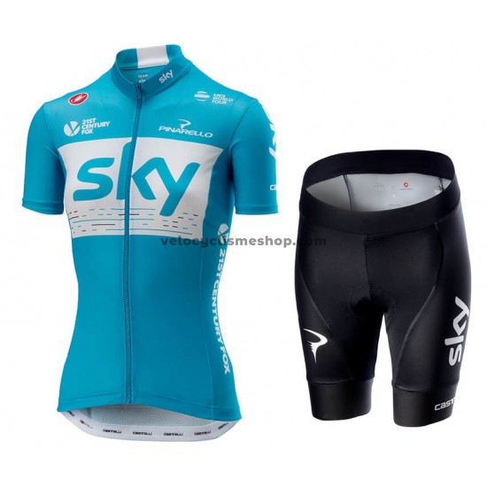 Tenue Maillot + Cuissard 2018 Team Sky Femmes M002