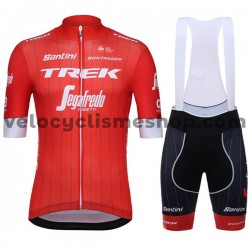 Tenue Maillot + Cuissard à Bretelles 2018 Trek-Segafredo Femmes M001