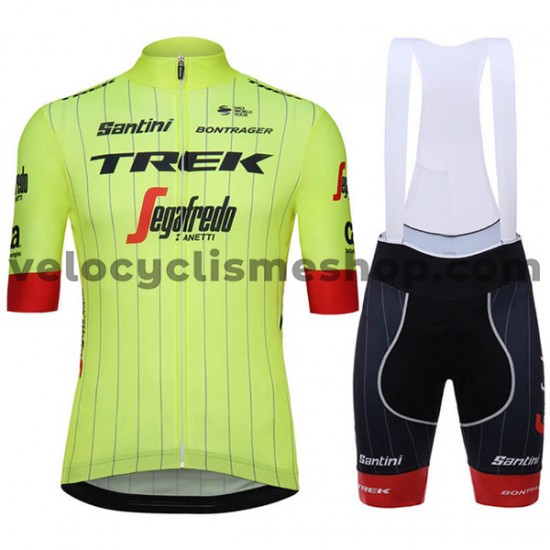 Tenue Maillot + Cuissard à Bretelles 2018 Trek-Segafredo Femmes M002