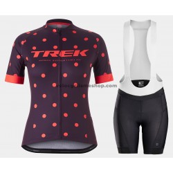 Tenue Maillot + Cuissard à Bretelles 2021 Bontrager Trek Anara Femmes M005