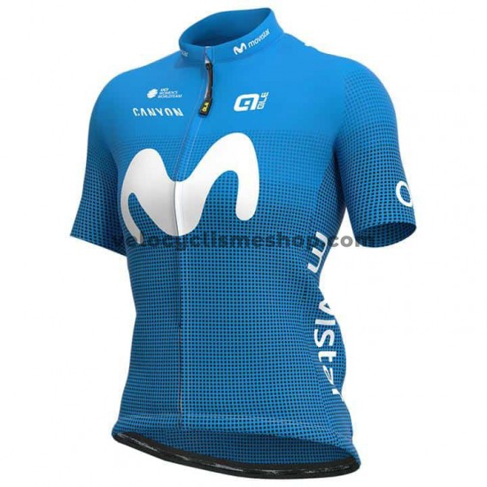 Tenue Maillot + Cuissard à Bretelles 2021 Movistar Team Femmes M001