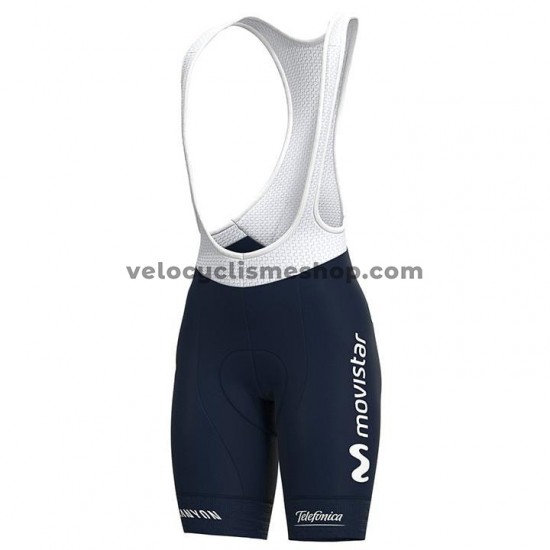 Tenue Maillot + Cuissard à Bretelles 2021 Movistar Team Femmes M001