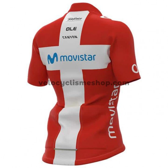Tenue Maillot + Cuissard à Bretelles 2021 Movistar Team Femmes M002