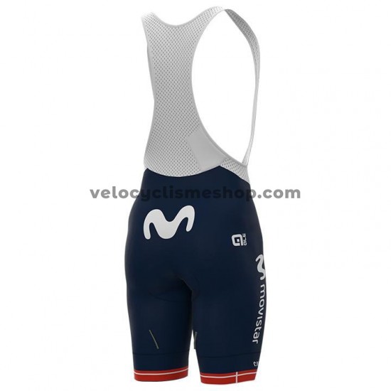 Tenue Maillot + Cuissard à Bretelles 2021 Movistar Team Femmes M002