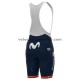 Tenue Maillot + Cuissard à Bretelles 2021 Movistar Team Femmes M002