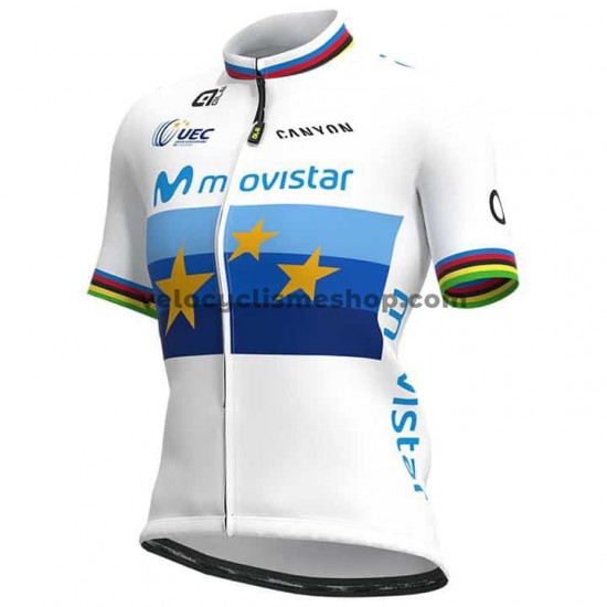 Tenue Maillot + Cuissard à Bretelles 2021 Movistar Team Femmes M003