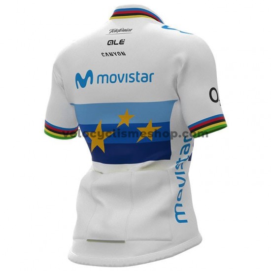 Tenue Maillot + Cuissard à Bretelles 2021 Movistar Team Femmes M003