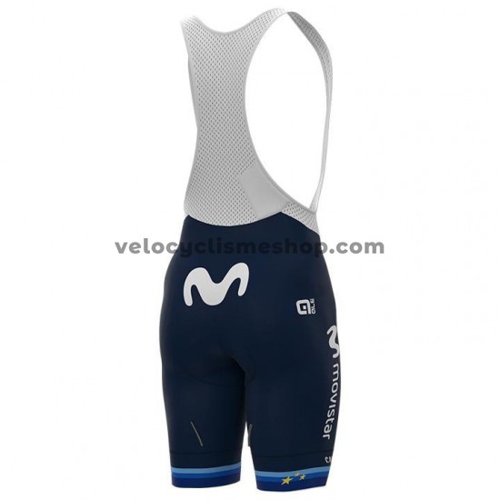 Tenue Maillot + Cuissard à Bretelles 2021 Movistar Team Femmes M003