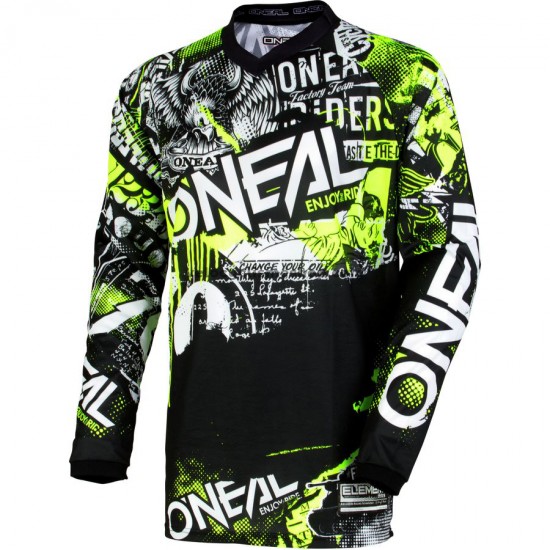 Maillot VTT/Motocross 2020 ONeal Element Attack Manches Longues M001