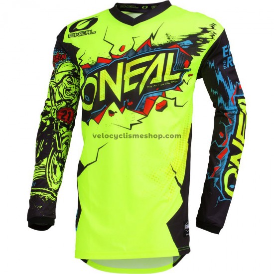 Maillot VTT/Motocross 2020 ONeal Element Villain Manches Longues M001