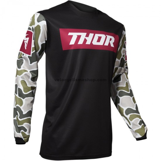 Maillot VTT/Motocross 2020 Thor Pulse Fire Manches Longues M001