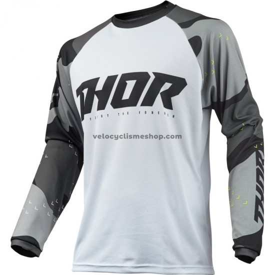 Maillot VTT/Motocross 2020 Thor Sector Camo Manches Longues M002