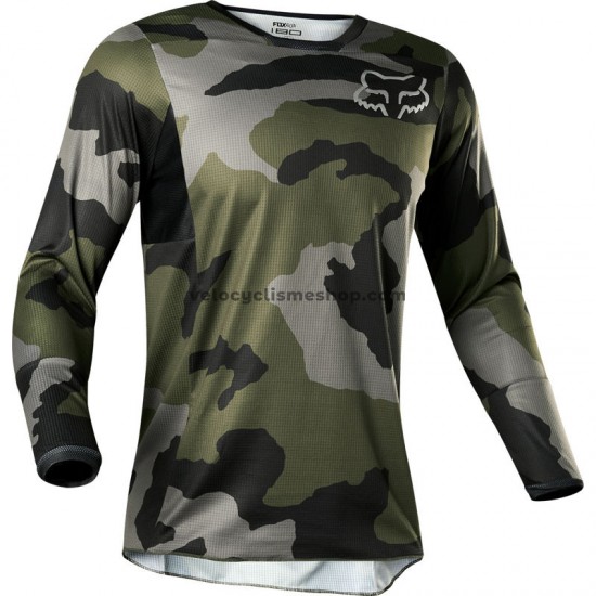 Maillot VTT/Motocross 2020 Fox Racing 180 Przm Camo SE Manches Longues M001
